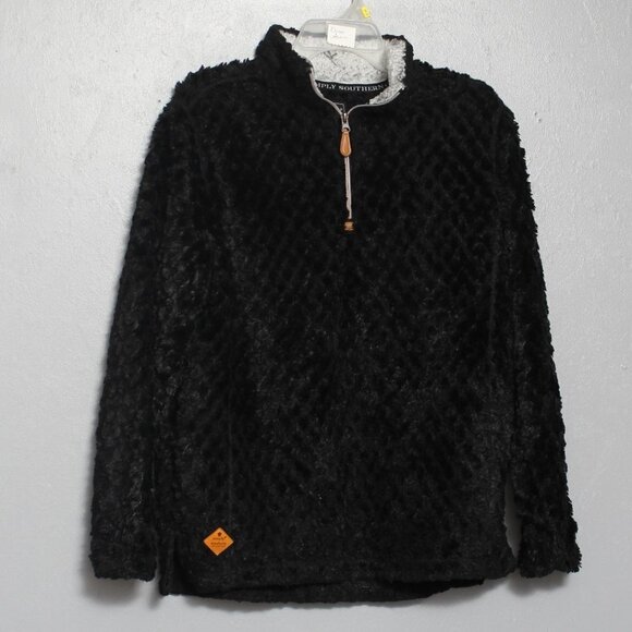 Simply southern 1/4 zip soft fuzzy pullover - Picture 1 of 6
